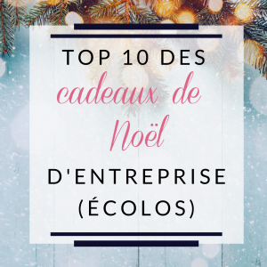 cadeaux de noel d'entreprise ecologiques
