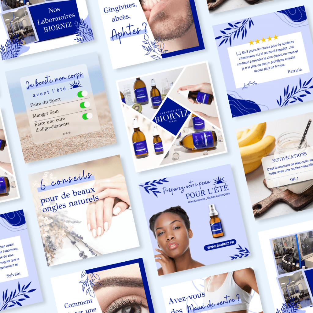 création visuels réseaux sociaux santé naturelle