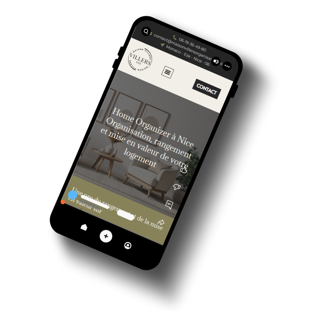 clara site web version mobile nice
